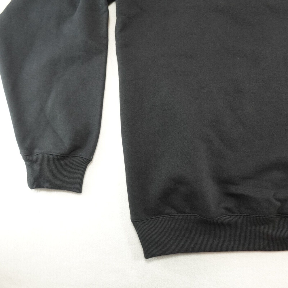 NWT Adidas Sweatshirt Mens‎ XL Black Pullover Maranatha Center Graphic Logo Crew - Picture 5 of 13